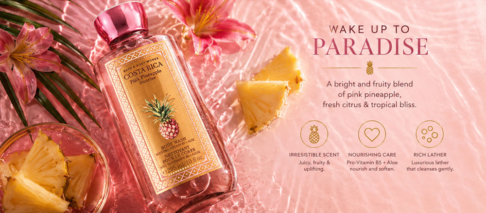 بادی واش Costa Rica Pink Pineapple Sunrise